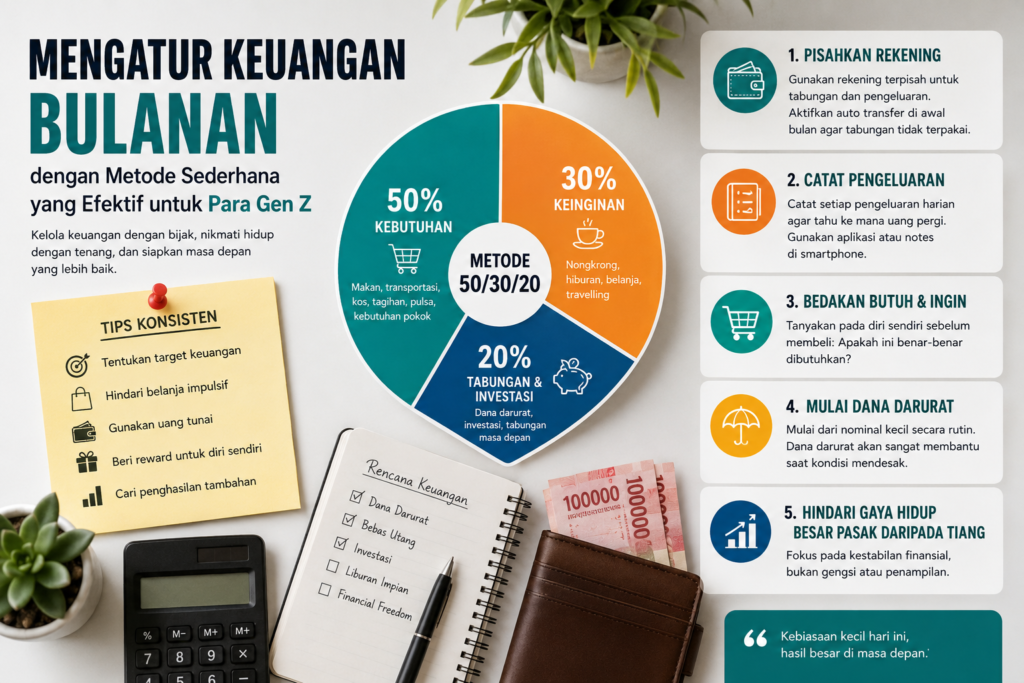 Tips Finansial Gen Z: Mengelola Keuangan Bulanan Secara Efektif